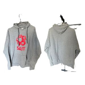 SAIT hoodie Size Large in Grey